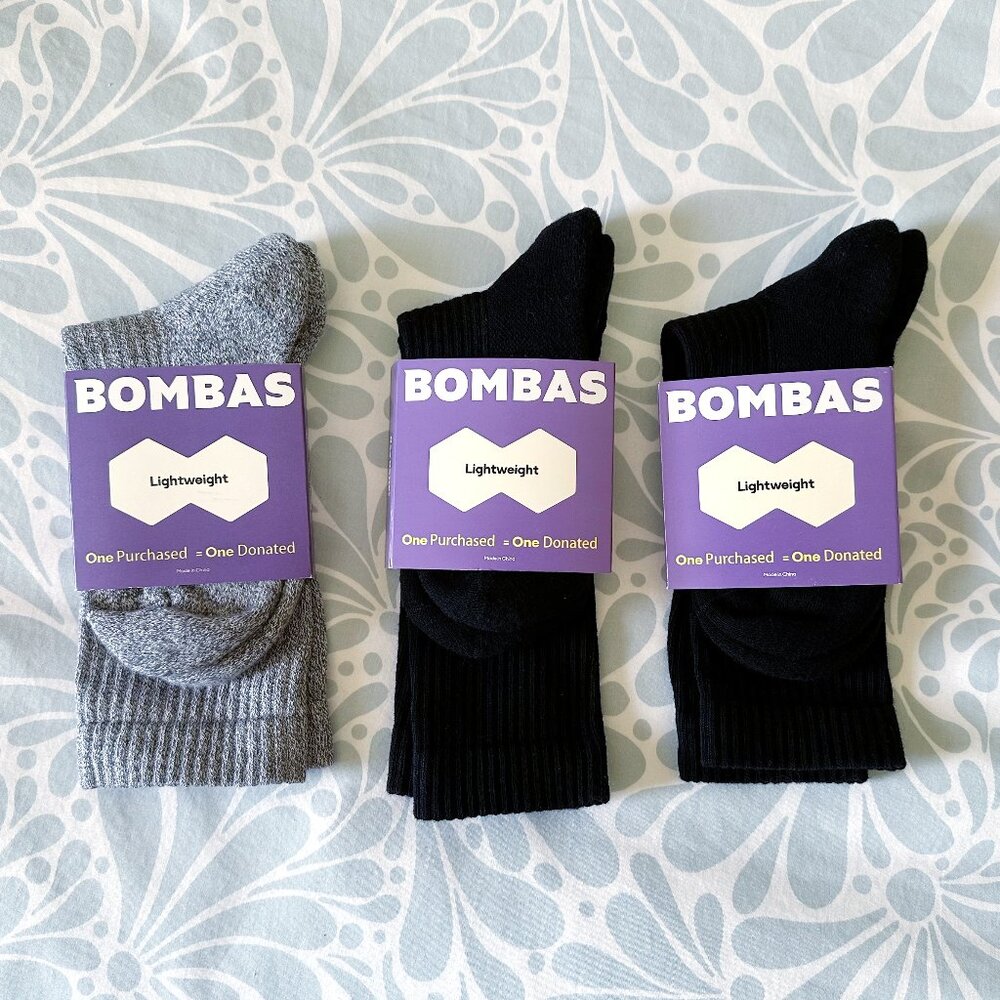 NEW! 3 Bombas Modern Rib Calf Socks